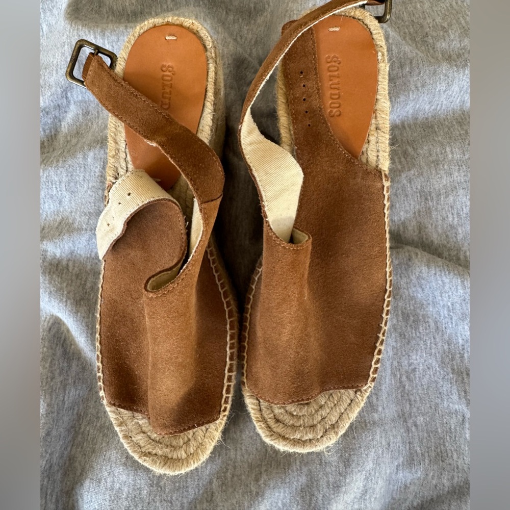 Soludos Walnut Seville Wedges